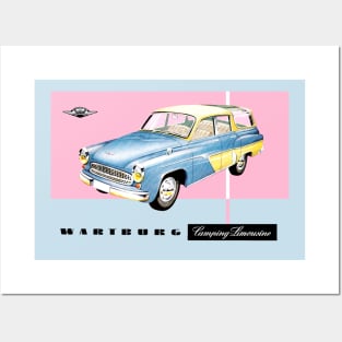 WARTBURG CAMPING LIMOUSINE - advert Posters and Art